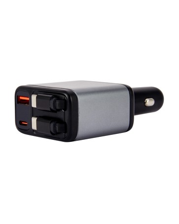 45W Dual USB-C Cable Car Charger - Anko