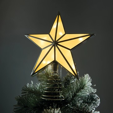 Anko Battery Operated LED Light Up Star Tree Topper