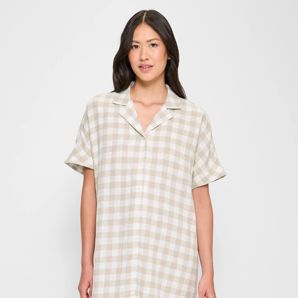 Womens Linen Blend Sleep Nightie product image