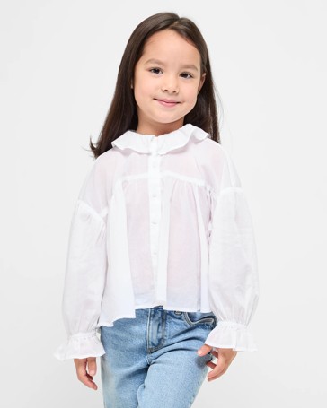Australian Cotton Ruffle Shirt
