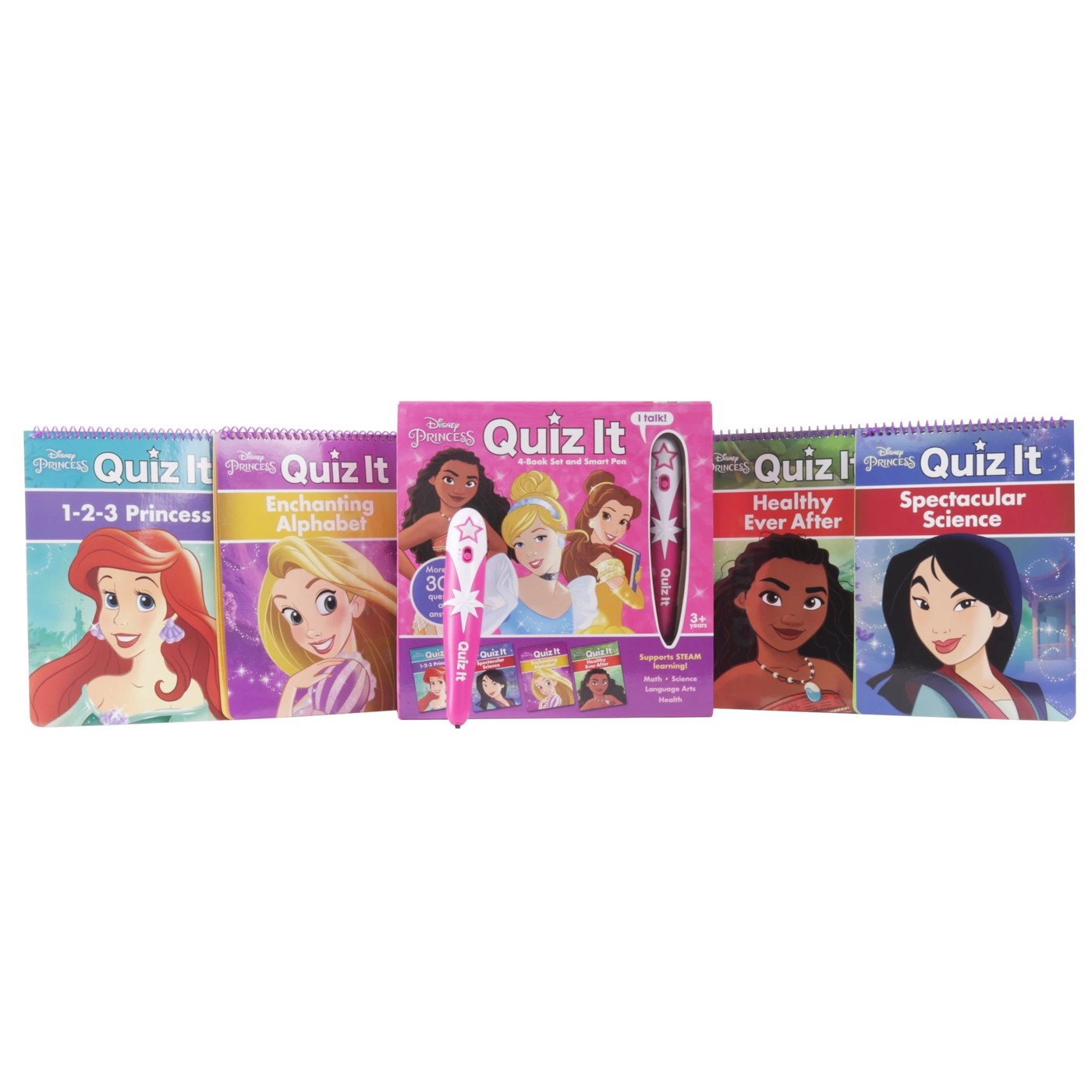 Disney Princess: Quiz It 4-Book Set and Smart Pen (Other