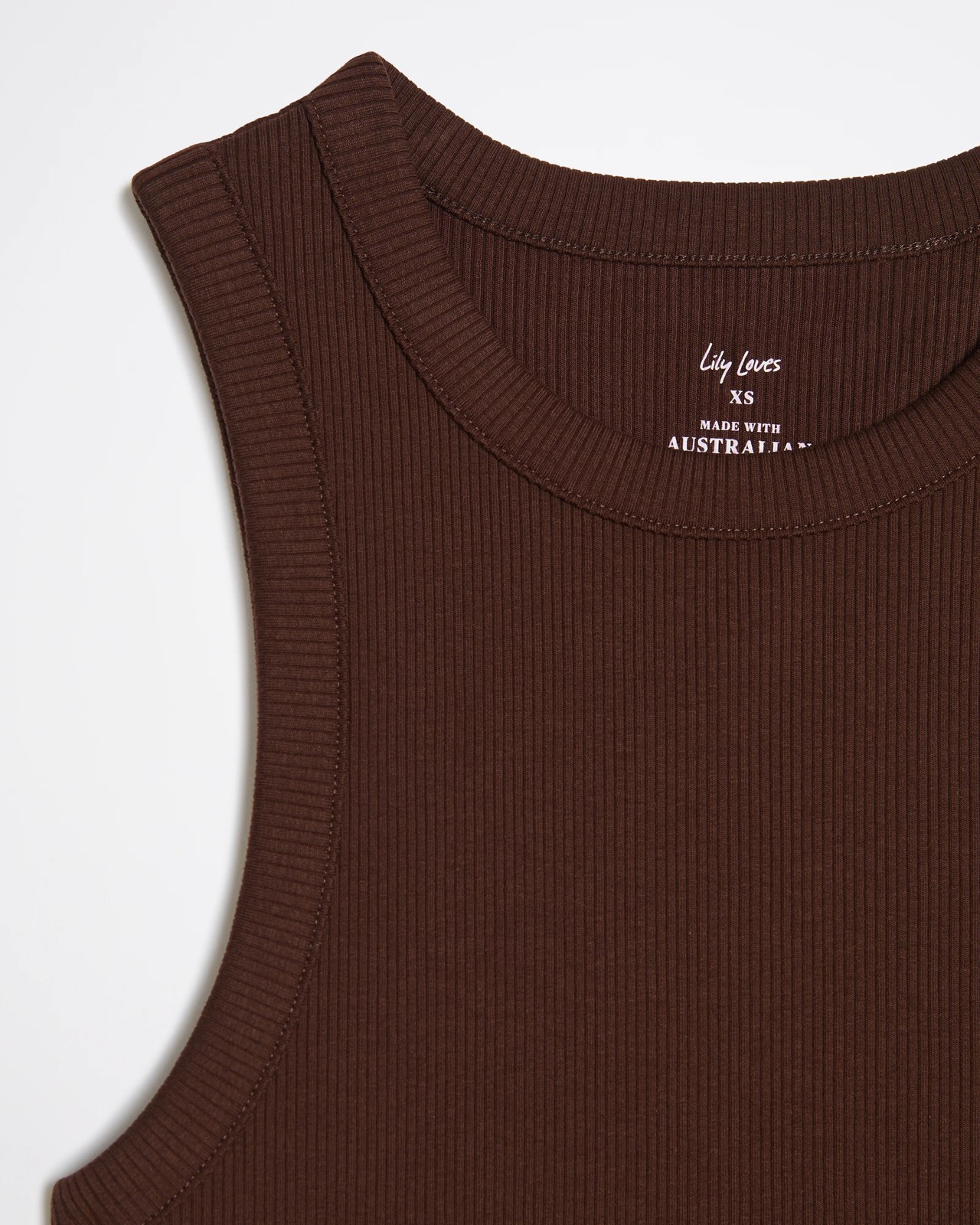 Australian Cotton Rib Racer Tank Top - Lily Loves 6 of 6