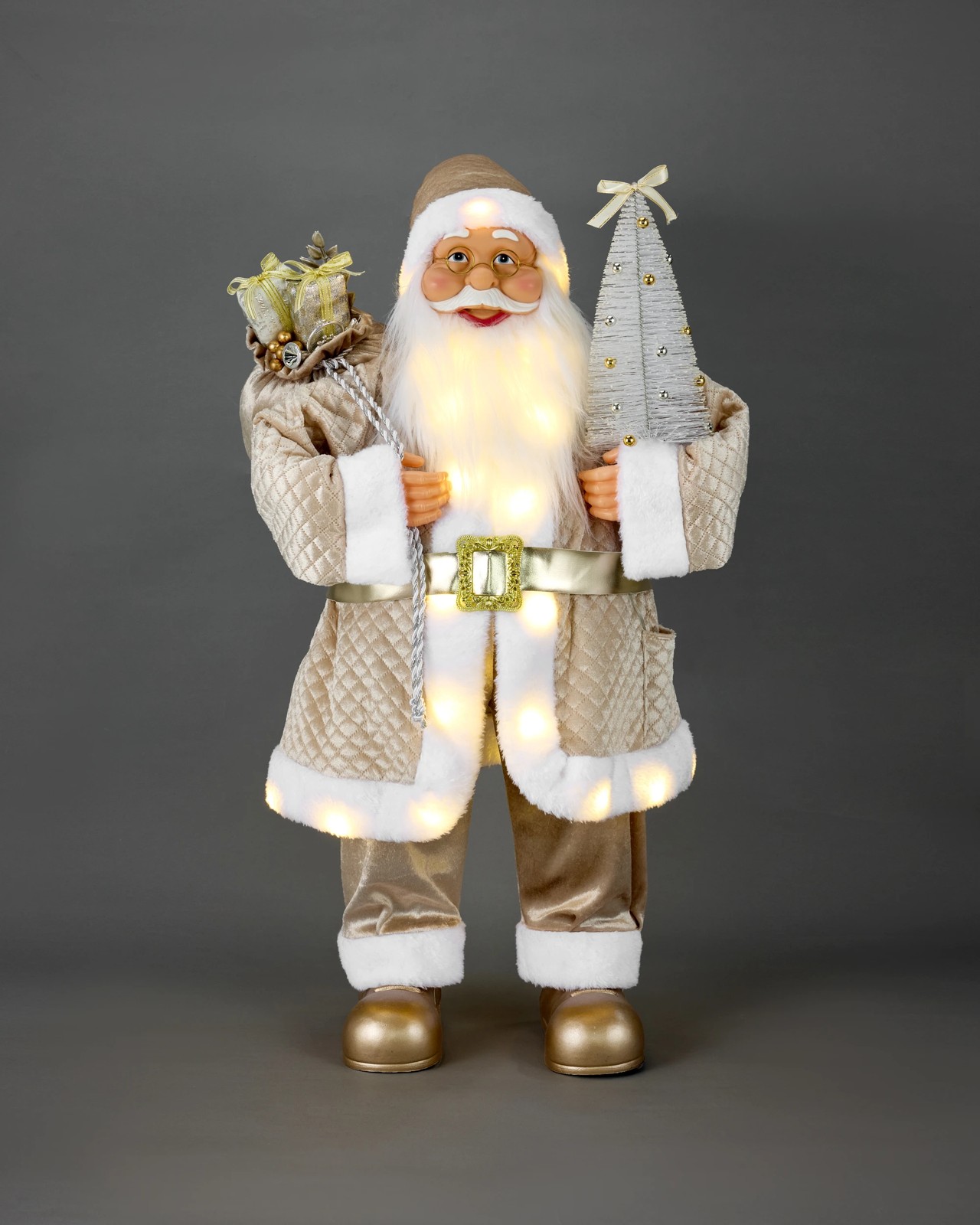Anko 80cm Light Up Luxury Santa 5 of 5
