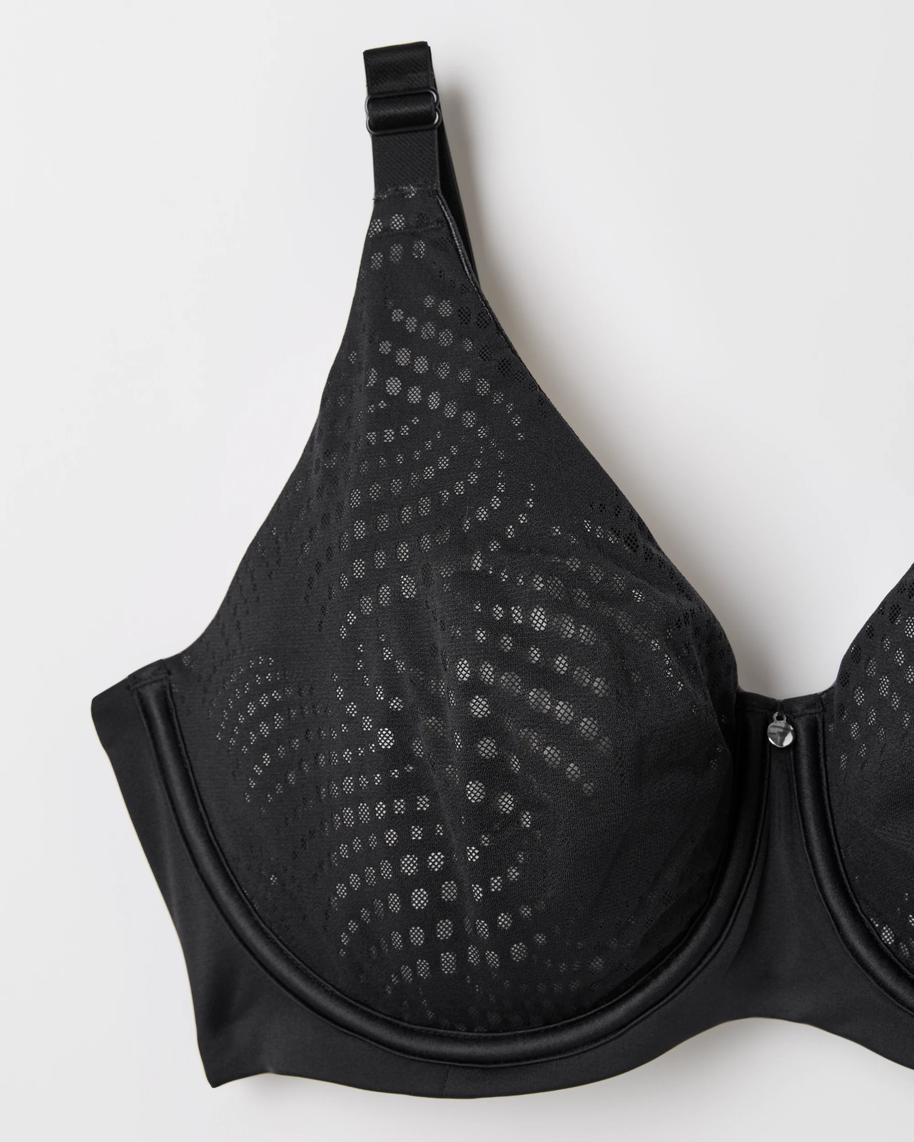 Lace Minimiser Underwire Bra - Black 5 of 5
