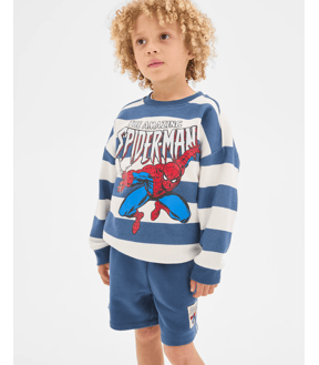 Marvel Spider-Man Australian Cotton Blend Jumper and Shorts Set