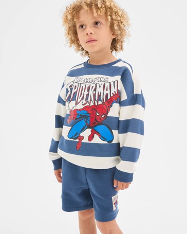 Marvel Spider-Man Australian Cotton Blend Jumper and Shorts Set