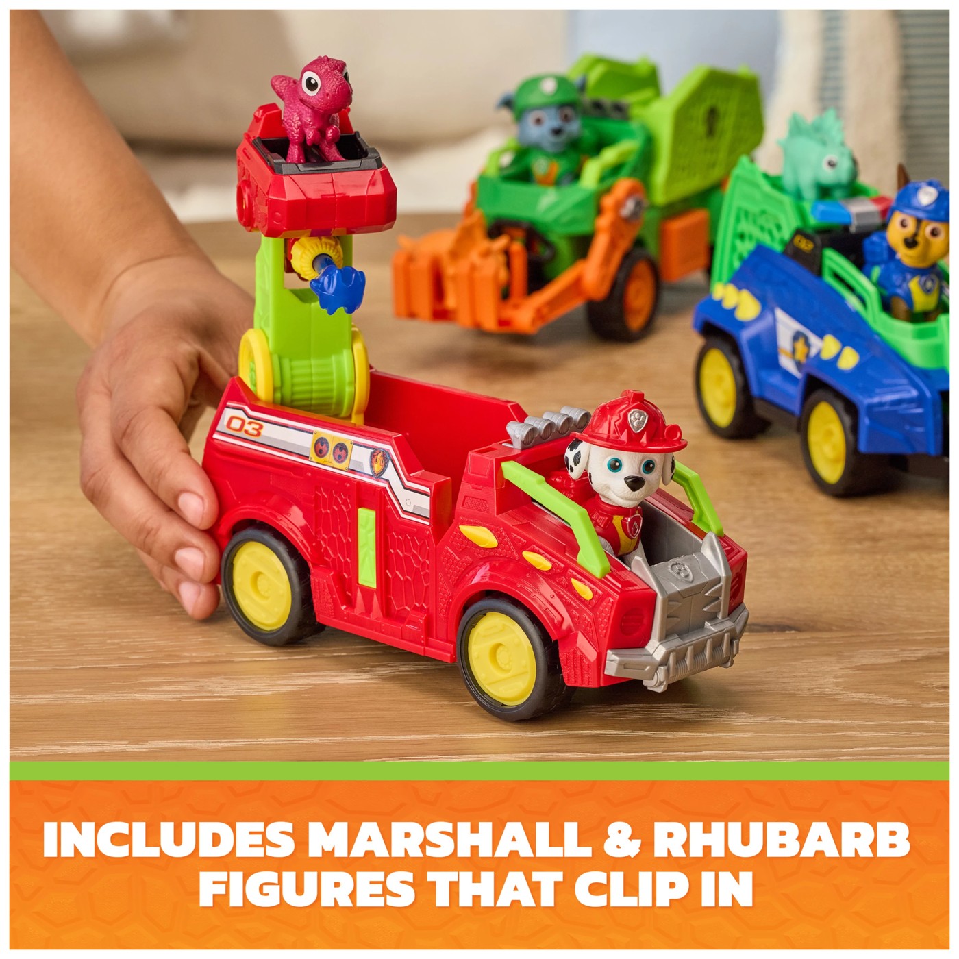 Paw Patrol: The Dino Movie Marshall Themed Vehicle 5 of 5