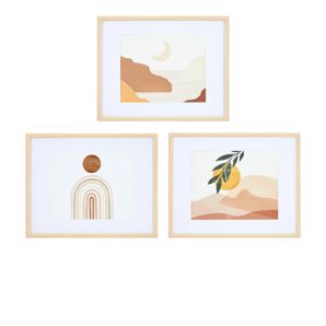 7 Piece Gallery Set, Oak - Anko thumbnail 2