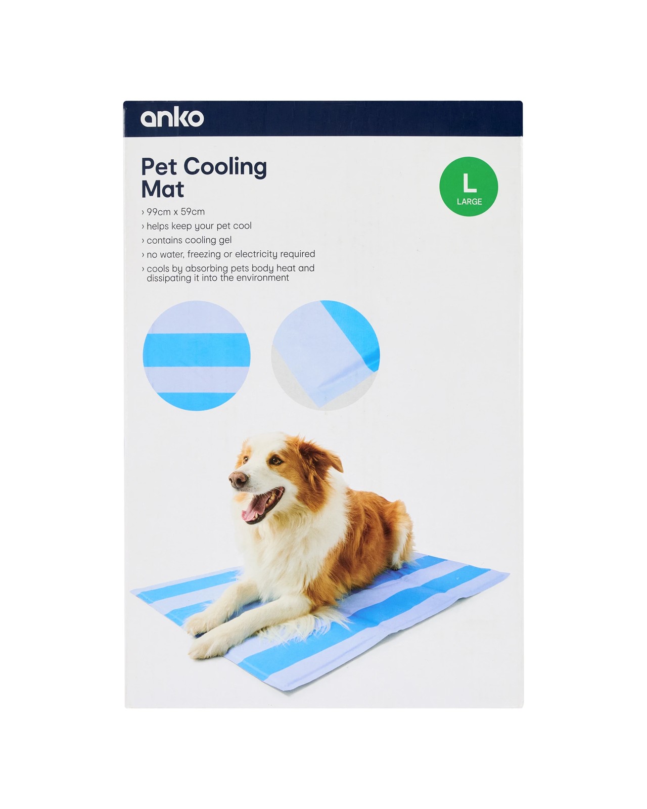 Anko Summer Stripes Cool Mat - Large 5 of 5