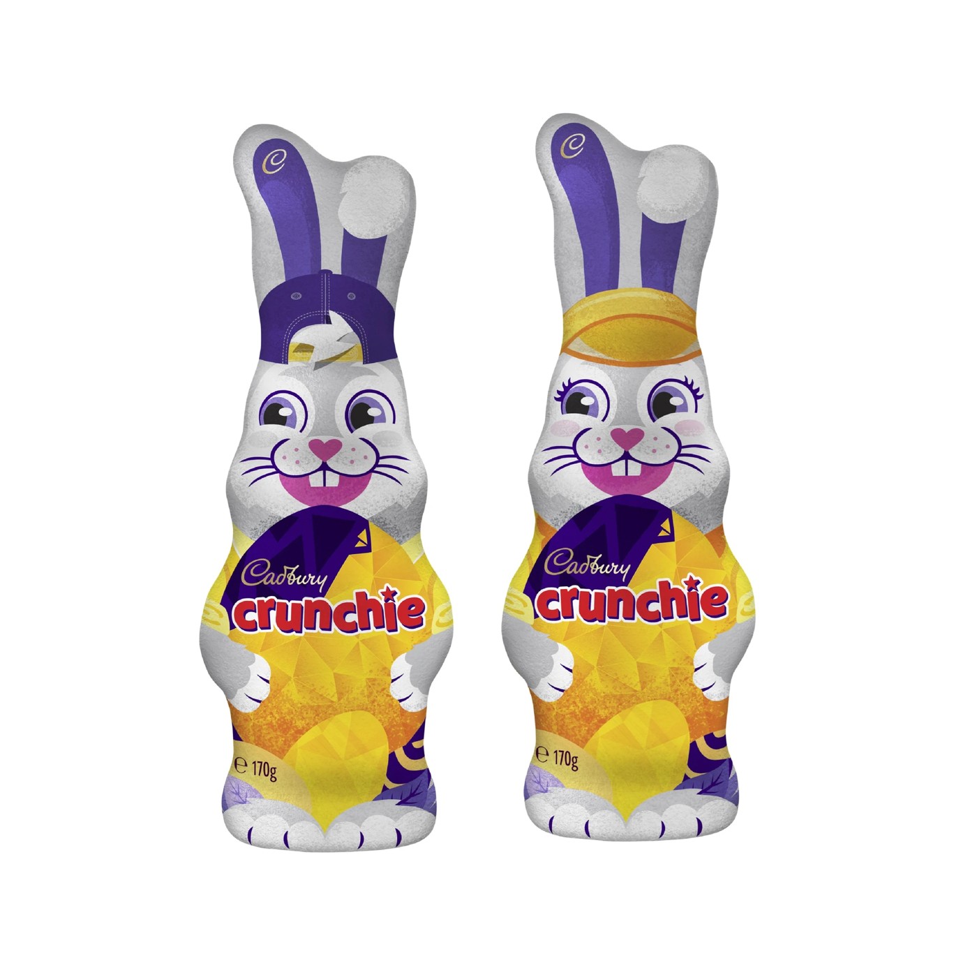 Cadbury Crunchie Dairy Milk Bumper Bunny - 170g 2 of 2