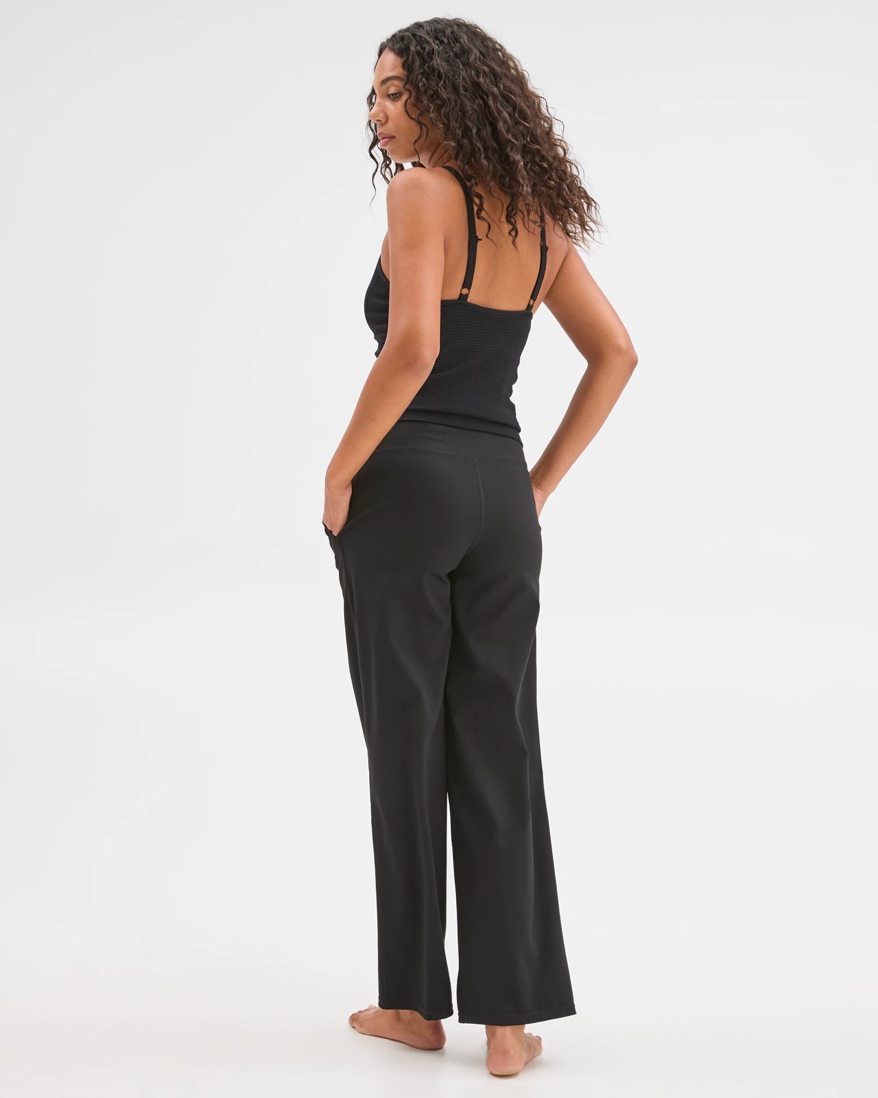 Active Studio Soft Wide Leg Pants - Black 3 of 6