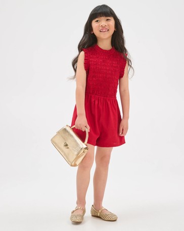 Linen Blend Sleeveless Playsuit