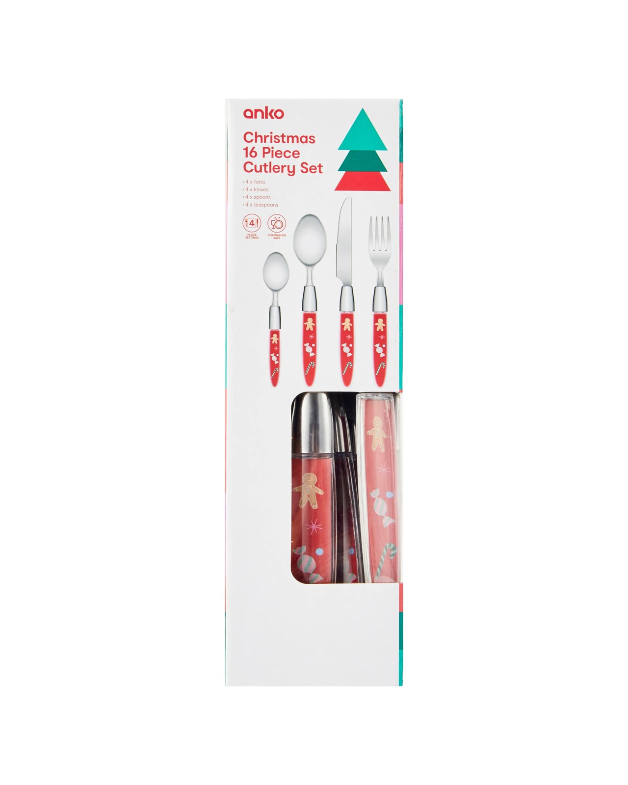 Anko 16 Piece Christmas Cutlery Set 5 of 6