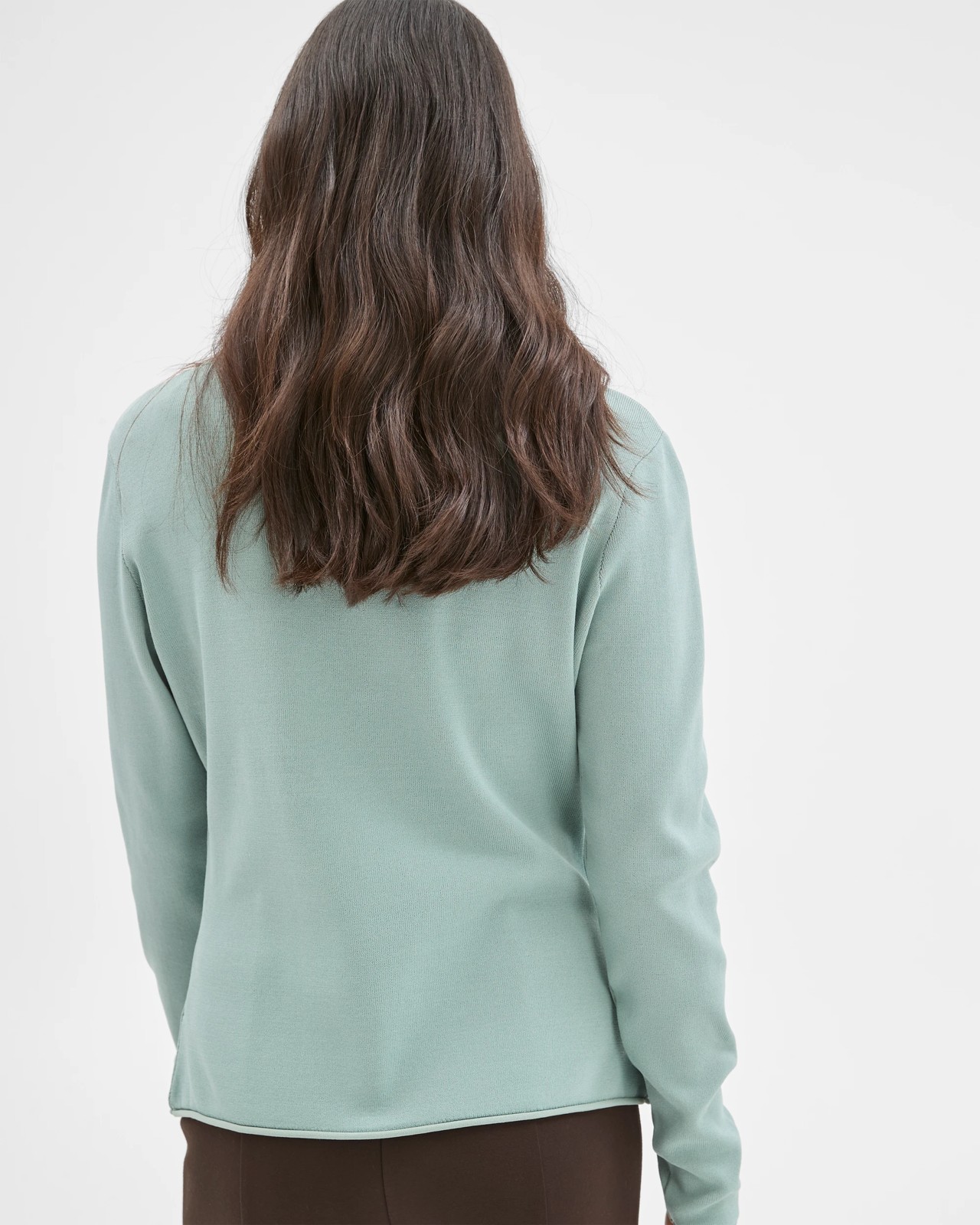 Preview Ultimate Long Sleeve Sweater - Slate Blue 5 of 5