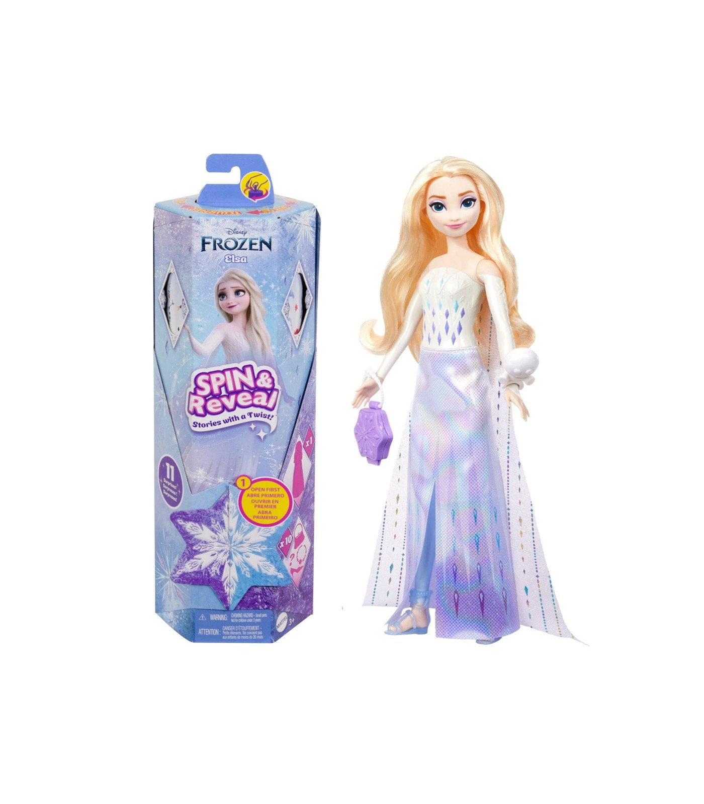 Disney Frozen Spin & Reveal Elsa Fashion Doll & Accessories | Target ...