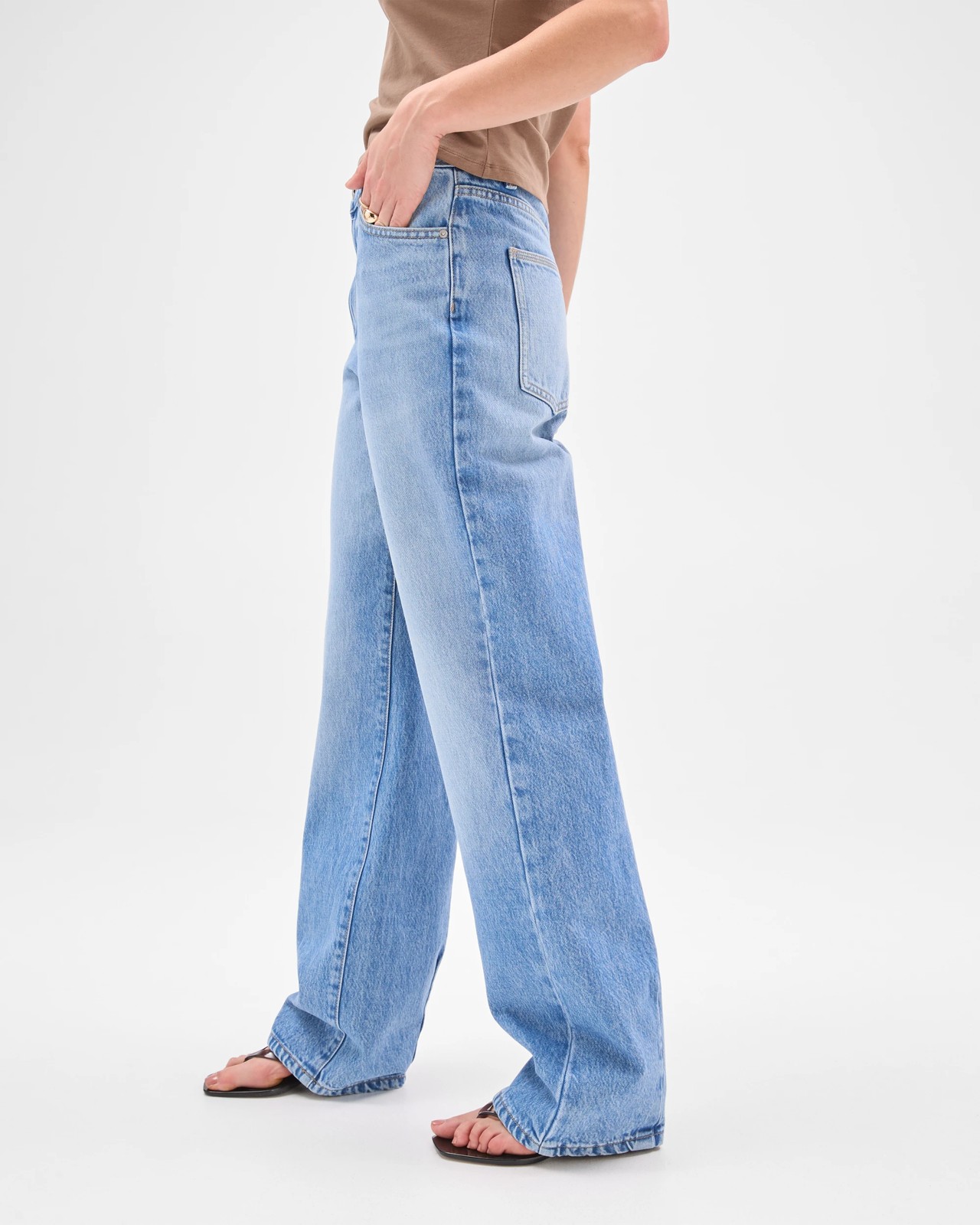 Lily Loves Australian Cotton Blend Straight Leg Denim Jeans 4 of 6