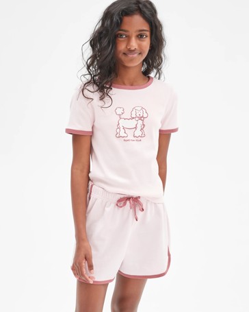 Australian Cotton Blend Dolphin Hem Shorts