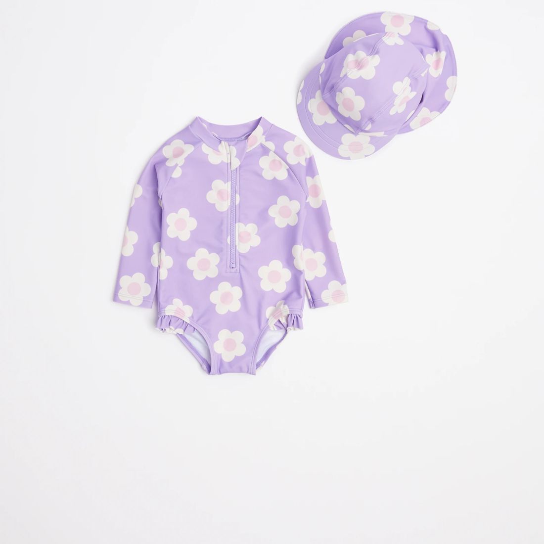 2 Piece Baby Unitard Swim Set with Hat Target Australia