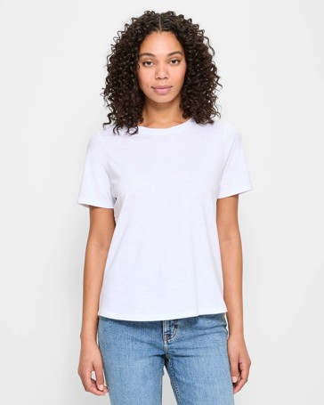 Australian Cotton Slub Crew Neck T-Shirt