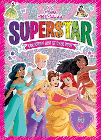 Disney Princess: Superstar Colouring and Sticker Book