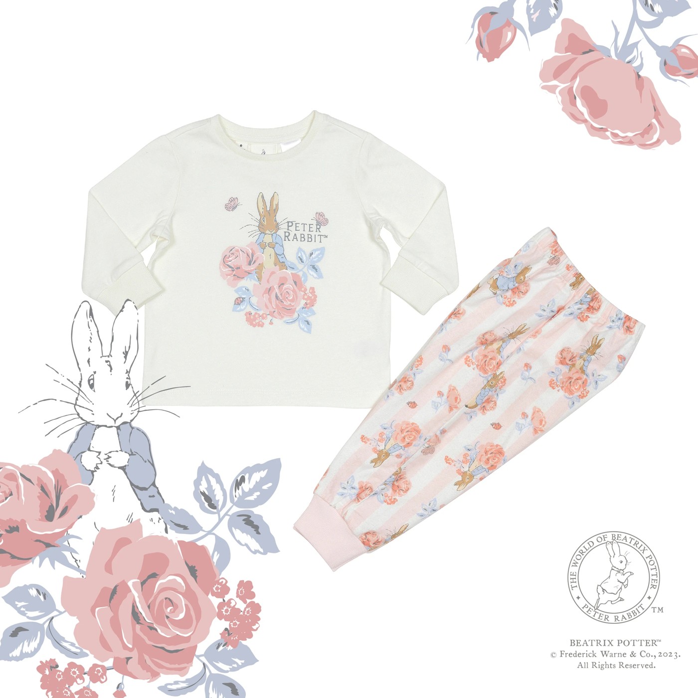 Baby peter rabbit online pyjamas