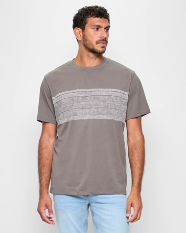 Australian Cotton Textured Print T-Shirt