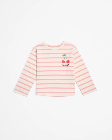 Australian Cotton Long Sleeve Boxy Fit Top