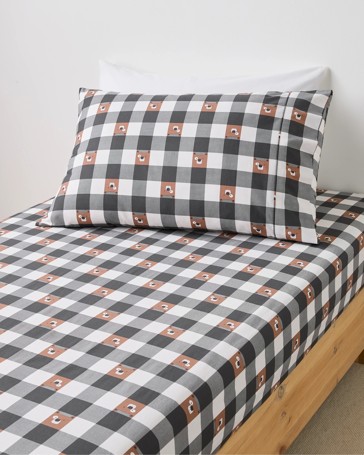 Patch Bear Australian Cotton Stonewash Fitted Sheet Set