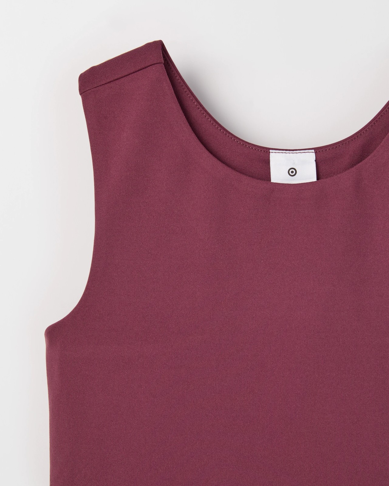Active Crop Top - Burgundy 2 of 2