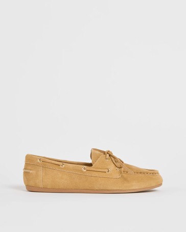 Genuine Suede Leather Boat Shoes