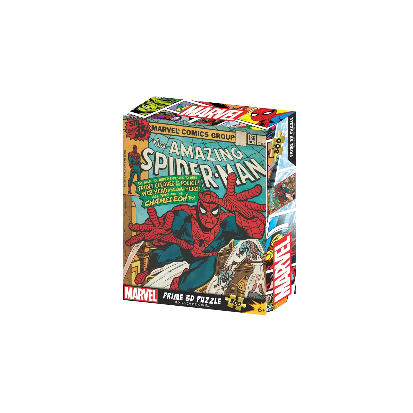 PRIME 3D Lenticular 300pce Marvel Comic Cover Puzzles - Assorted 3 of 3