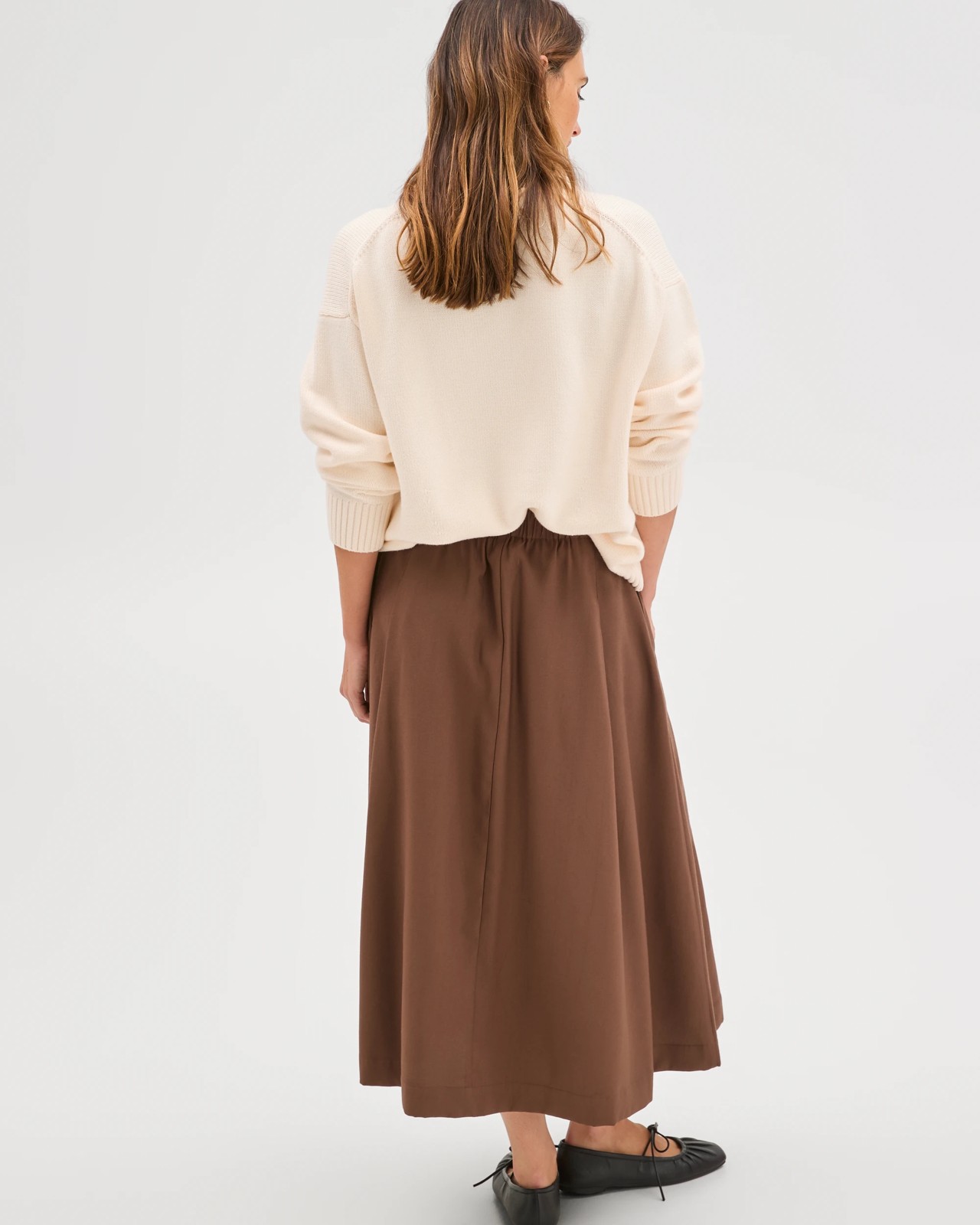 Box Pleat Midi Skirt 3 of 5