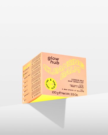 Glow Hub Cleansing Balm 100g - Hyaluronic Acid , Peach and Coconut
