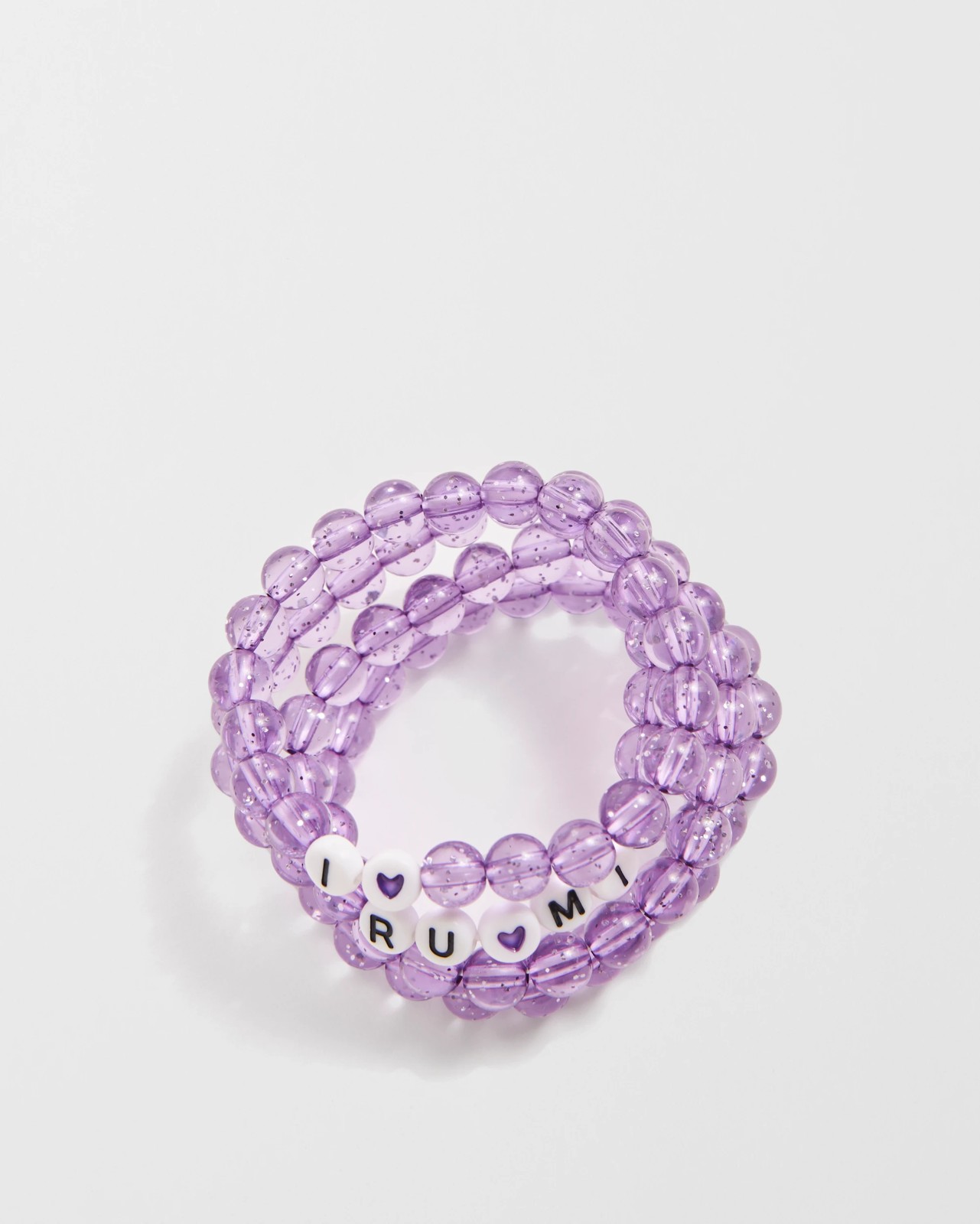 KPop Demon Hunters 4 Pack Stretch Bracelets - Rumi Purple 2 of 3