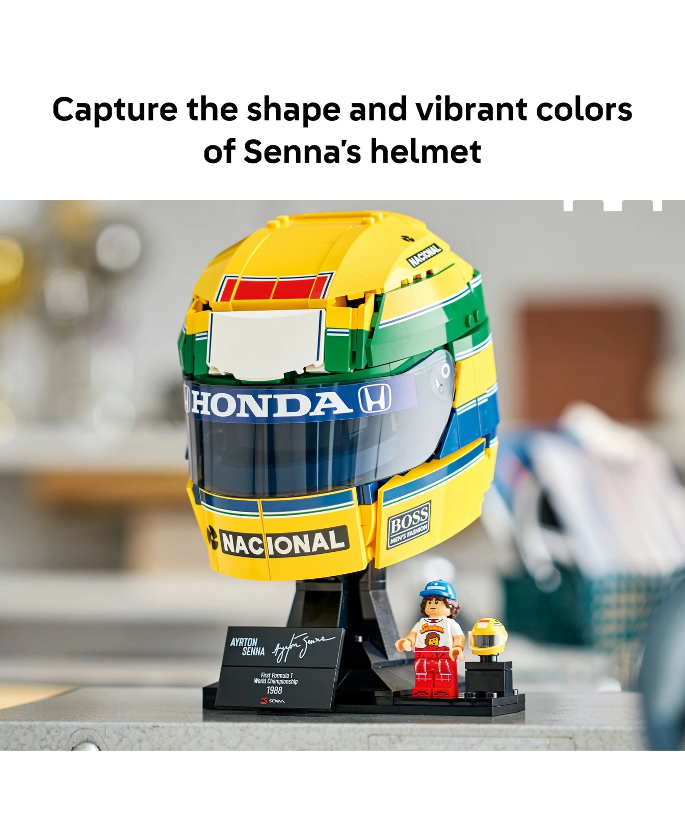 LEGO® Editions Formula 1 Ayrton Senna Helmet 43024 3 of 5