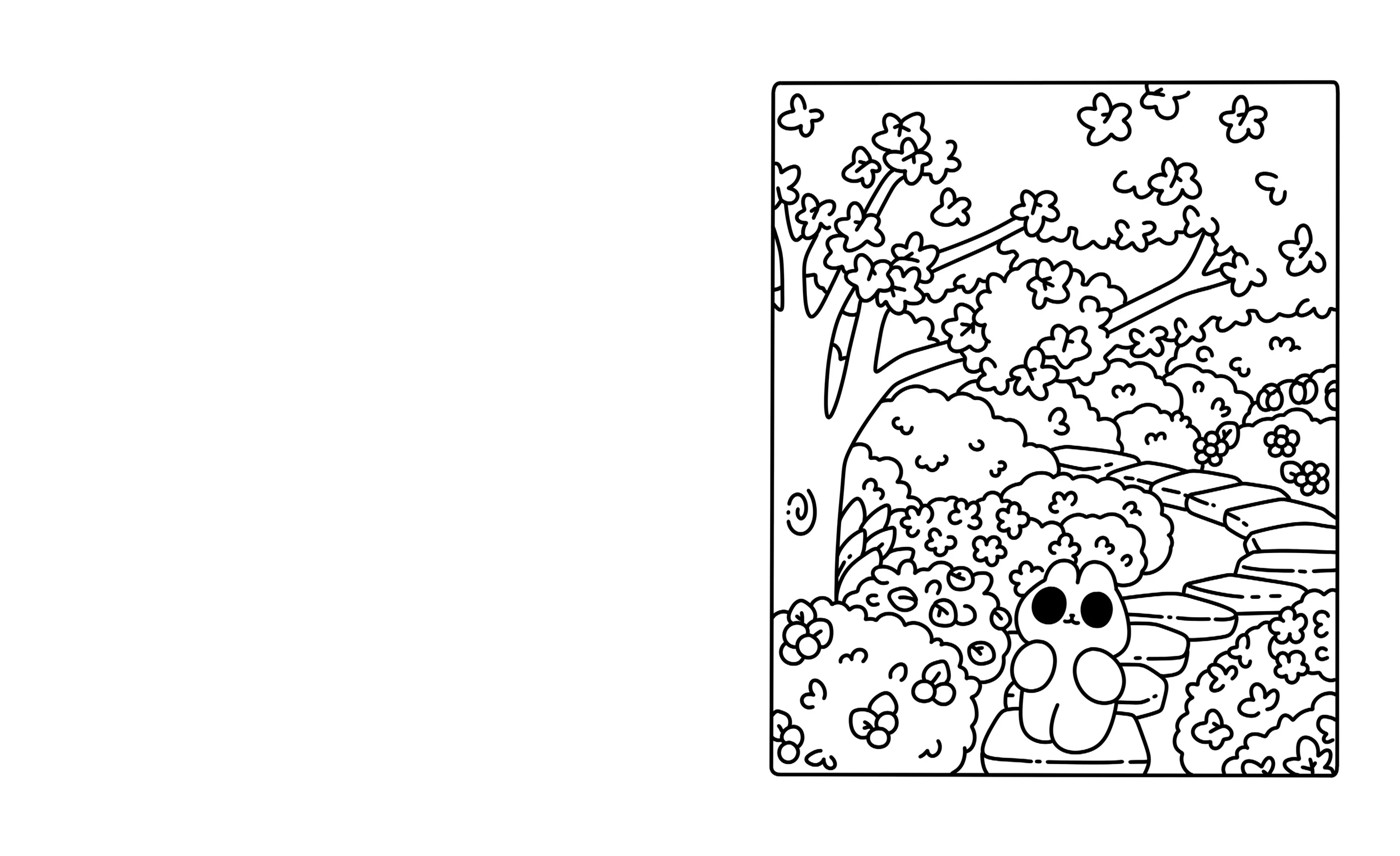 Cute 'n' Cosy Colouring World by Zenny Abanales - Book 5 of 6