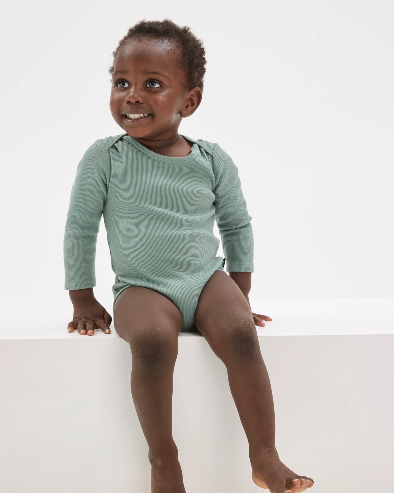 Bonds 3 Pack Baby Everyday Long Sleeve Ribbed Bodysuits - C,K,B 2 of 5