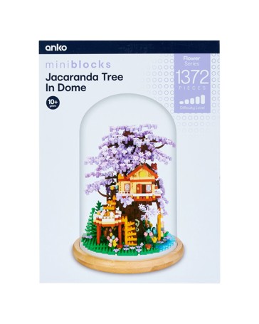 1372 Piece Mini Blocks Flower Series: Jacaranda Tree in Dome