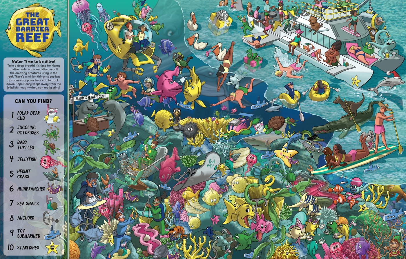 Where's Santa's Elf? Around Australia in 3D by Bill Hope - Book 2 of 5
