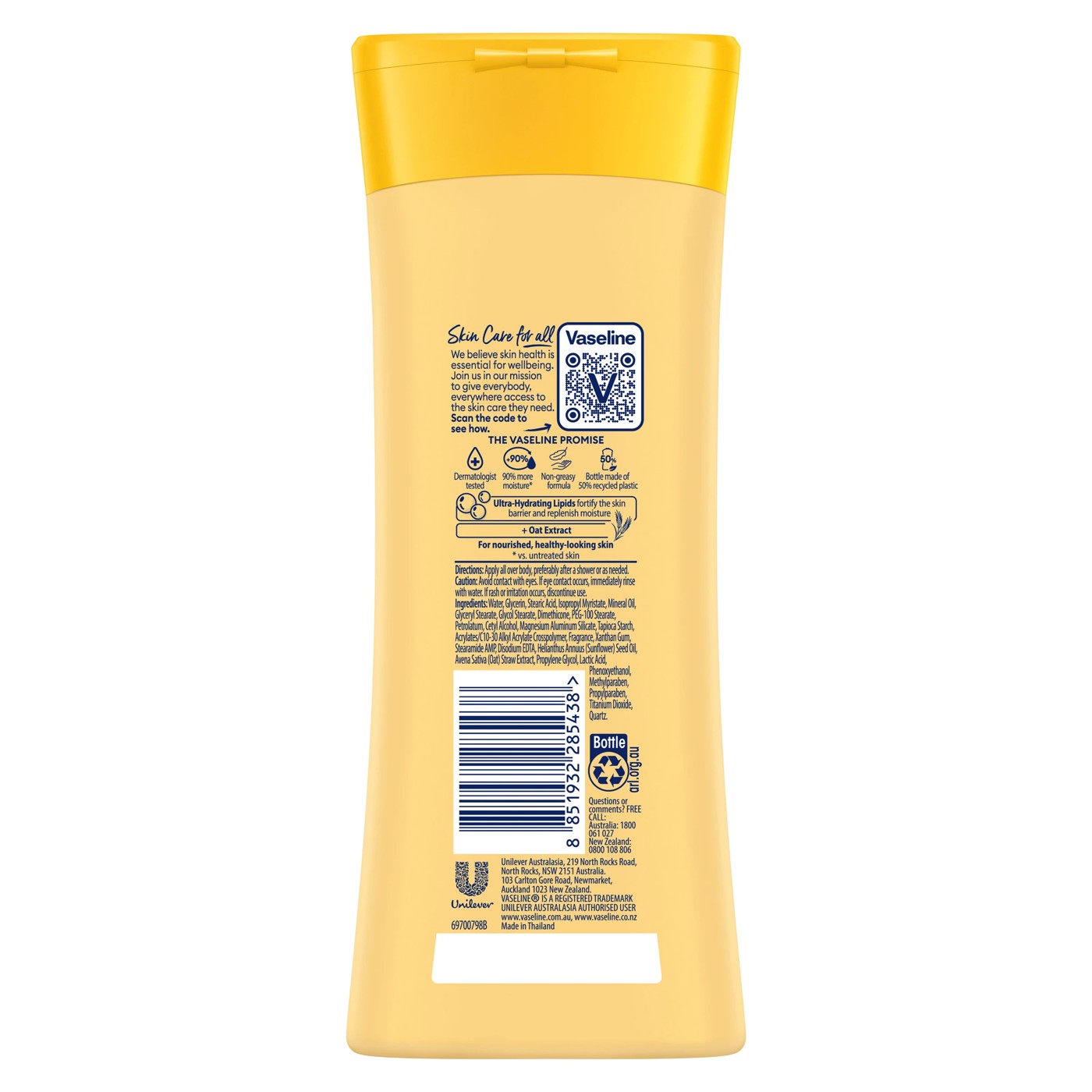 Vaseline Intensive Care Deep Restore 48H Moisture Body Lotion 225ml - Ultra Hydrating Lipids 2 of 6