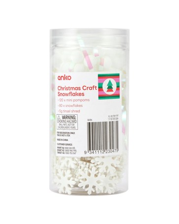 Anko Christmas Craft Snowflakes