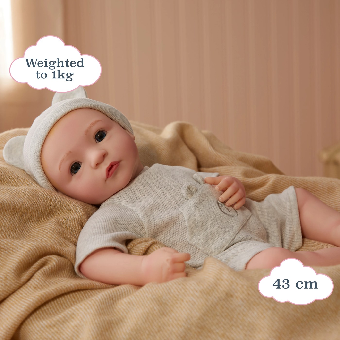 BABY born Real Baby Doll Boy - Open Eyes 4 of 6