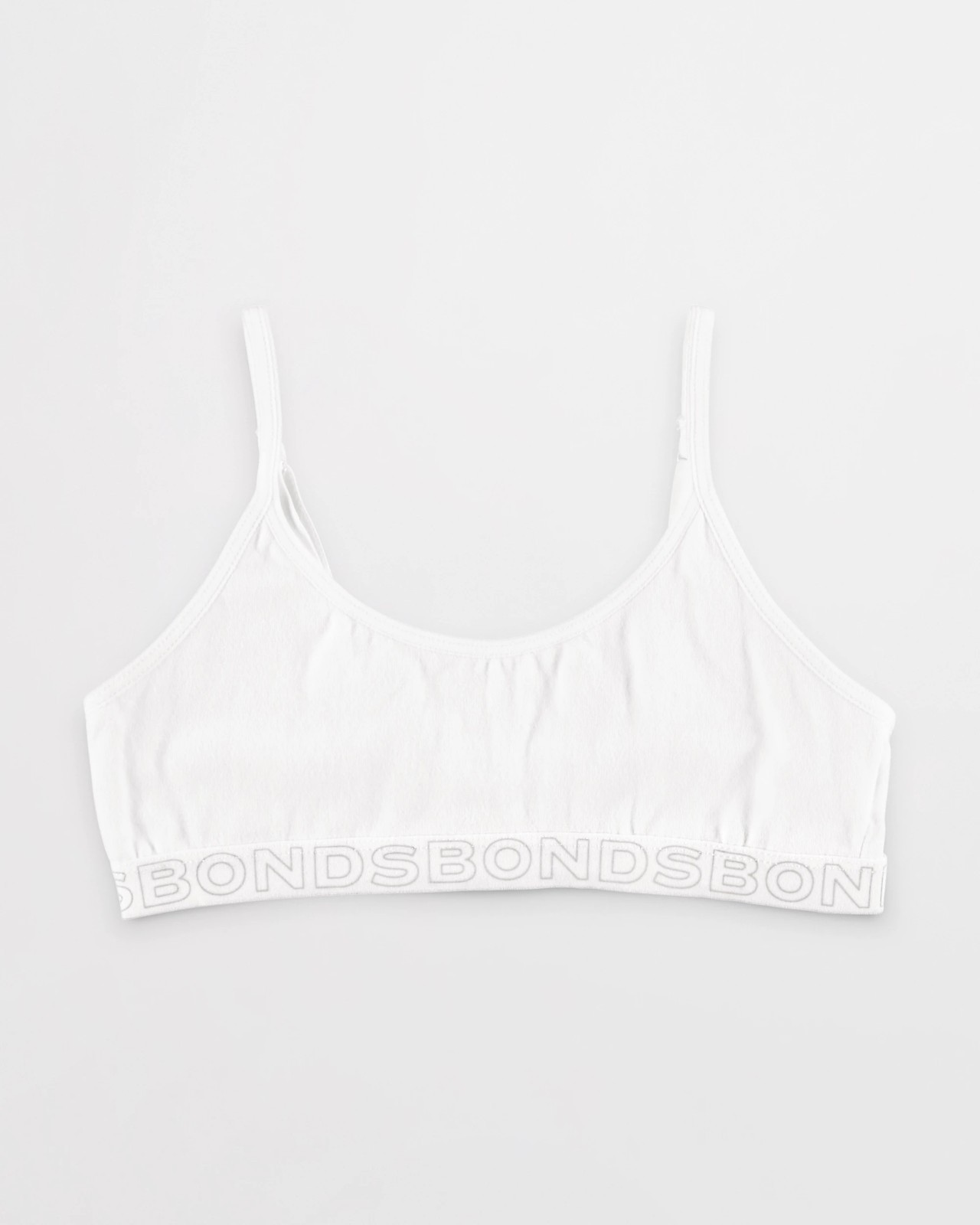 Bonds Older Girls 2 Pack Hipster Crop - White 4 of 4