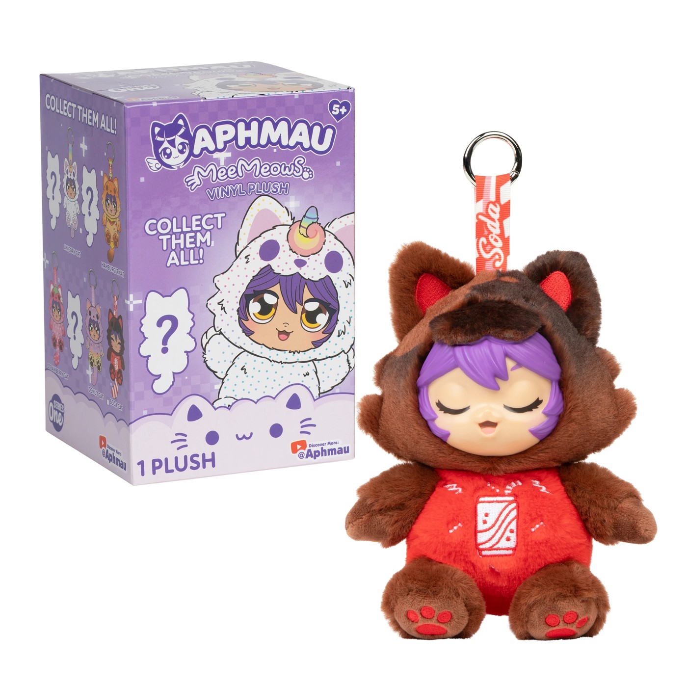 Aphmau Vinyl Plush Key Chain Collectible - Assorted 6 of 6