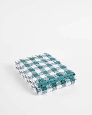 Georgie Aus Cotton Gingham Bath Towel