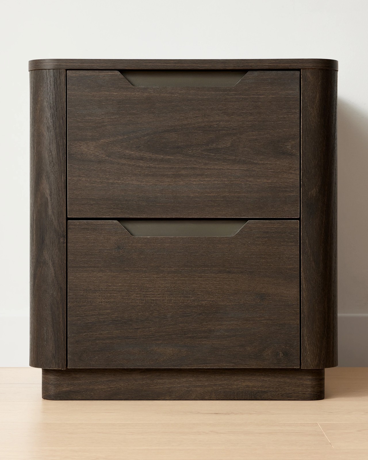 Anko Miles 2 Drawer Bedside Table - Walnut 5 of 5