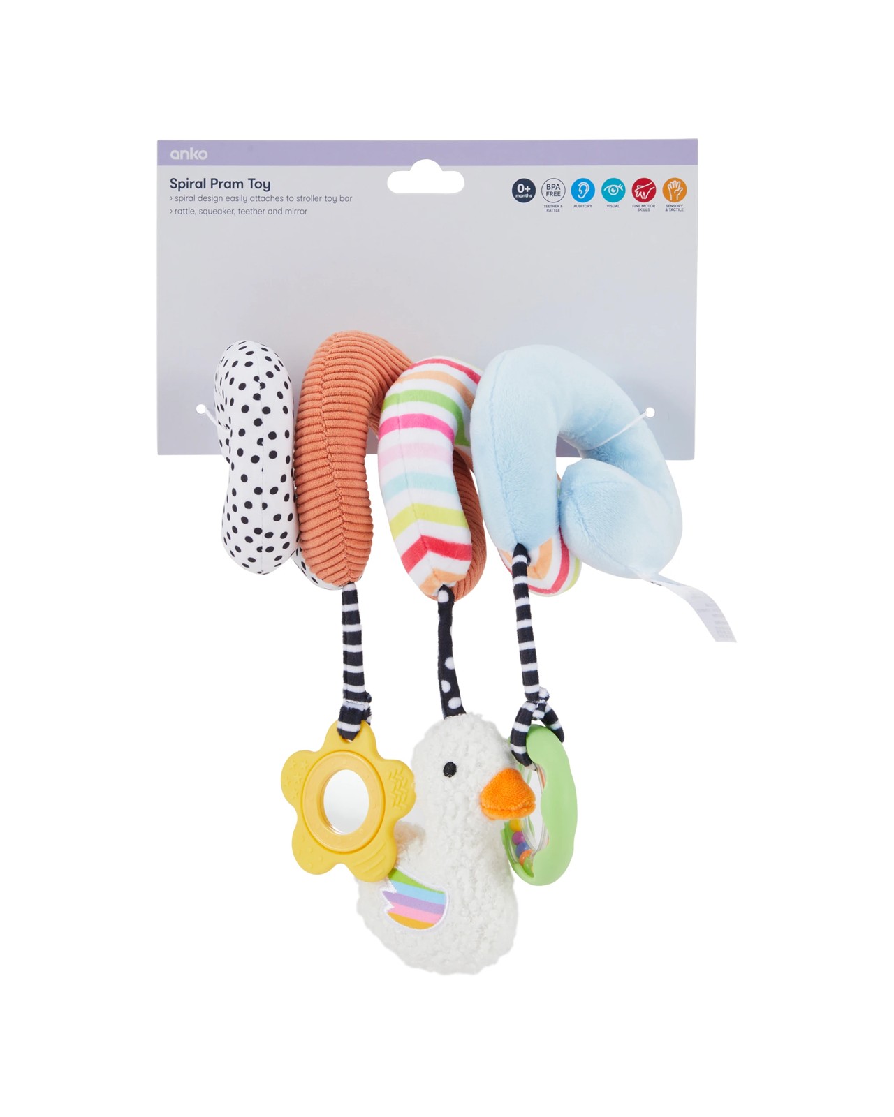 Anko Spiral Pram Toy 4 of 4