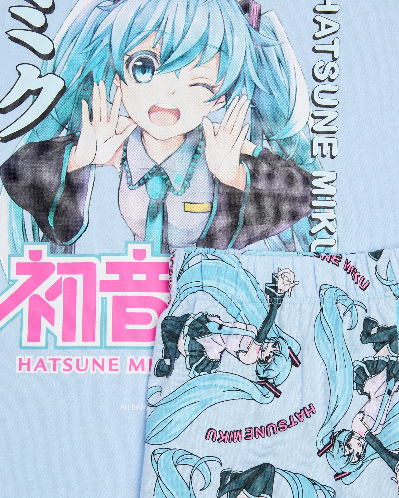 67.25]Hatsune Miku Winter Pajama Super Long Ponytails Hood Sleepwear