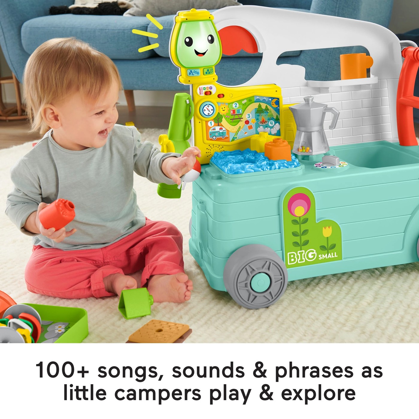 Fisher-Price Laugh & Learn 3-in-1 On-the-Go Camper