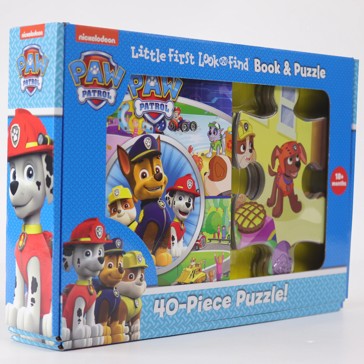 PAW Patrol: Little First Look and Find Book and Puzzle Set